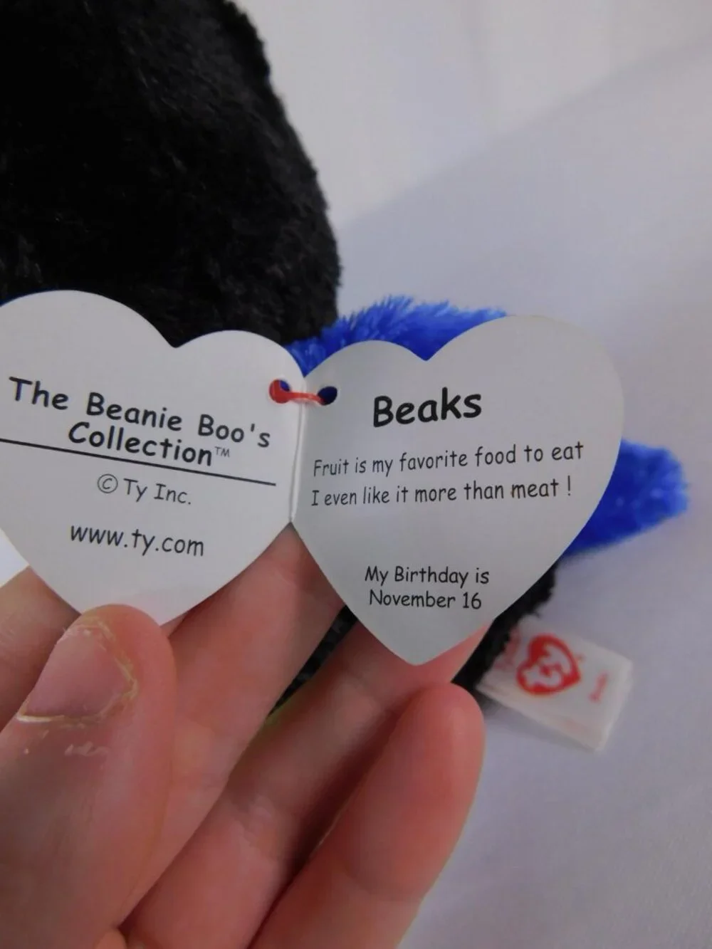 Ty Beanie Boos Beaks Multicolor Toucan Beanbag Plush Small Bird Toy Washable